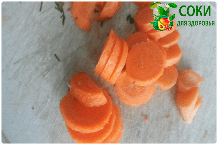 ломтики моркови